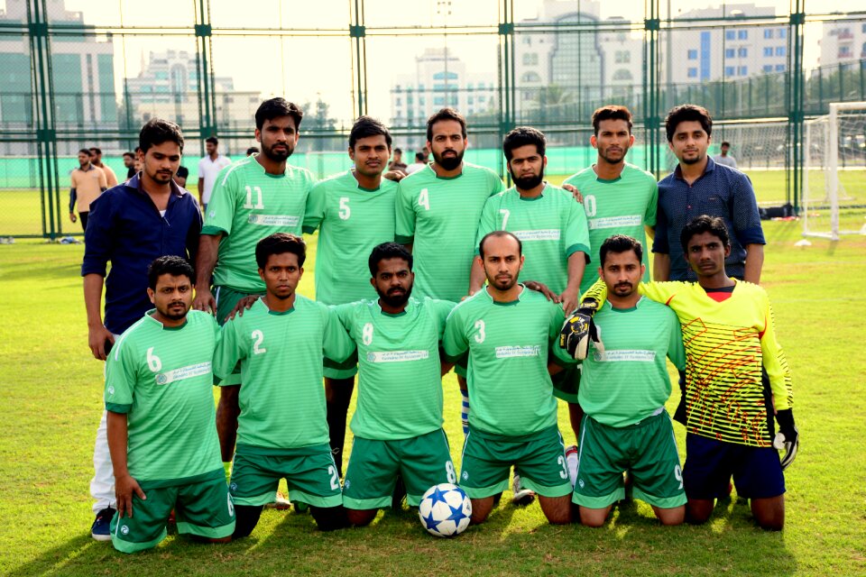 Team together before the game