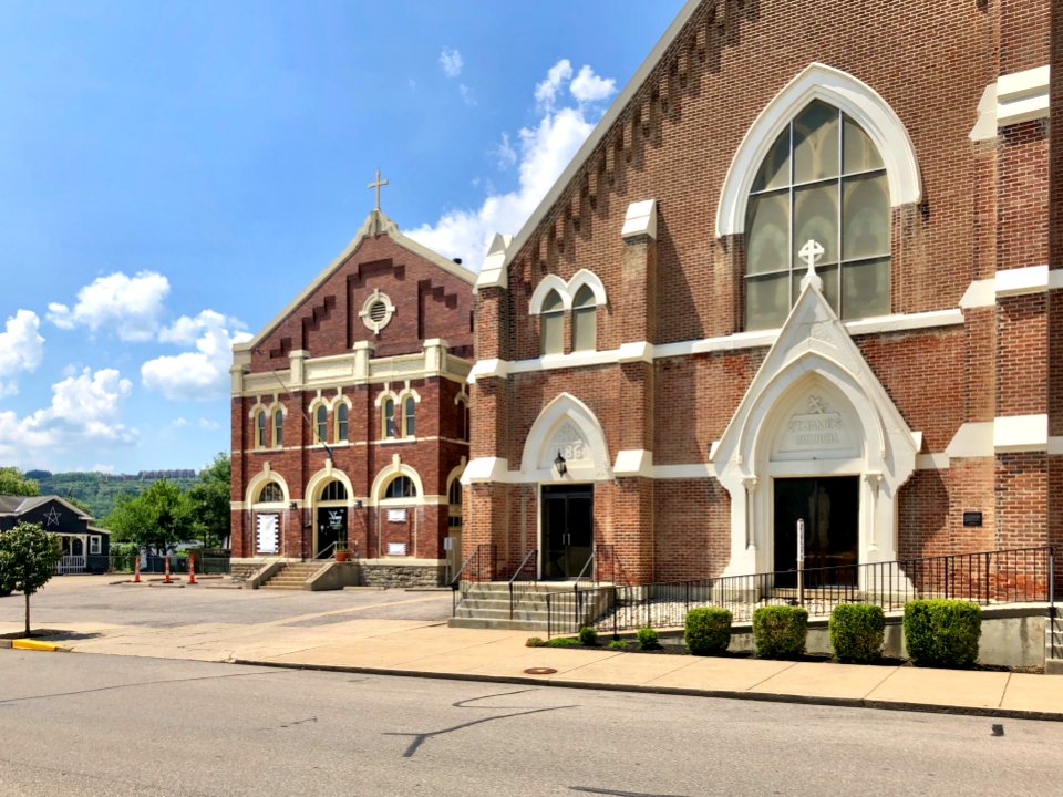 St. James Catholic Church and School, Oak Street, Ludlow, … 