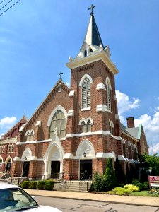 St. James Catholic Church and School, Oak Street, Ludlow, … 