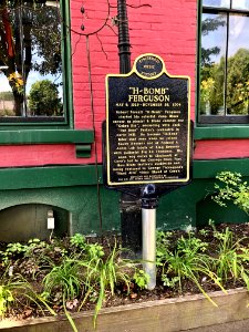 H-Bomb Ferguson Historical Marker, Washington Avenue, Tayl… 
