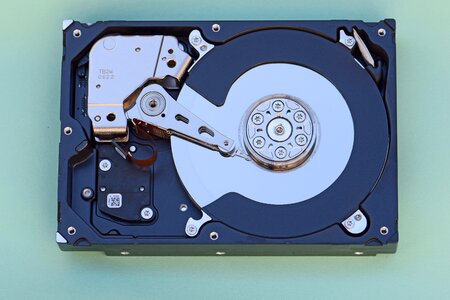 Storage disk backup photo