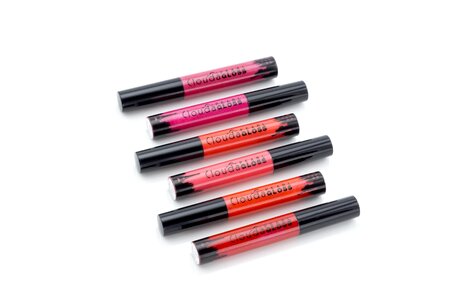 Glossy lips make-up