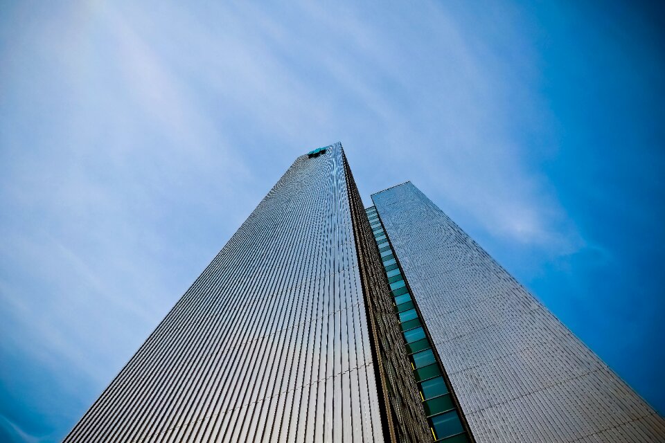 Modern city sky