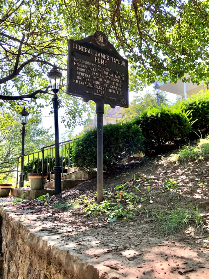 Historical Marker, Belle Vue (The General James Taylor Man… 