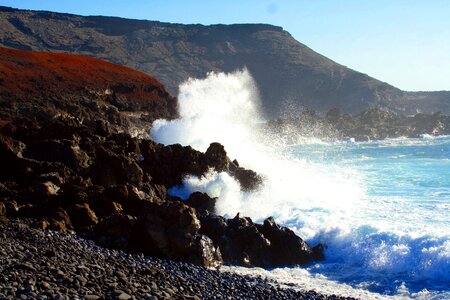 Ocean surf atlantic rock photo