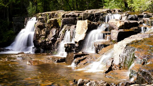 Landscape waterfalls water courses photo