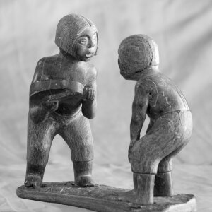 Figure culture drum dance
