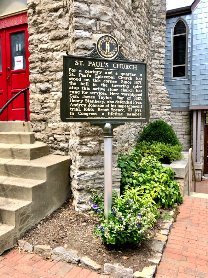Historical Marker, St. Paul’s Episcopal Church, Court Plac… 