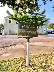 Founding of New Richmond Historical Marker, Front Street, … 