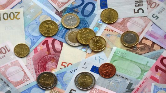 European currency business trade