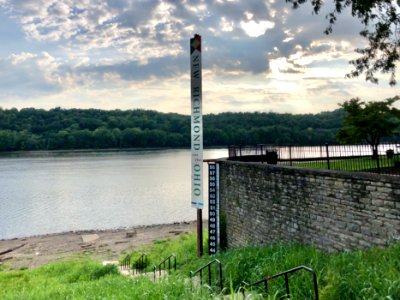 Flood Gauge, Front Street, New Richmond, OH 