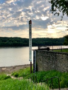 Flood Gauge, Front Street, New Richmond, OH 