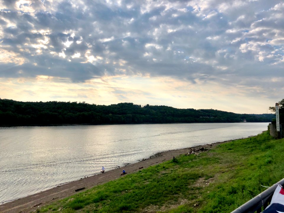 Ohio River from Front Street, New Richmond, OH 