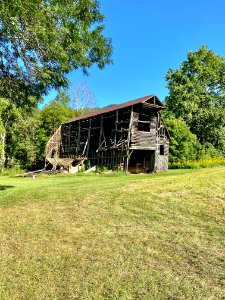 Old Meadows Barn, North Carolina State Highway 209, Spring… 