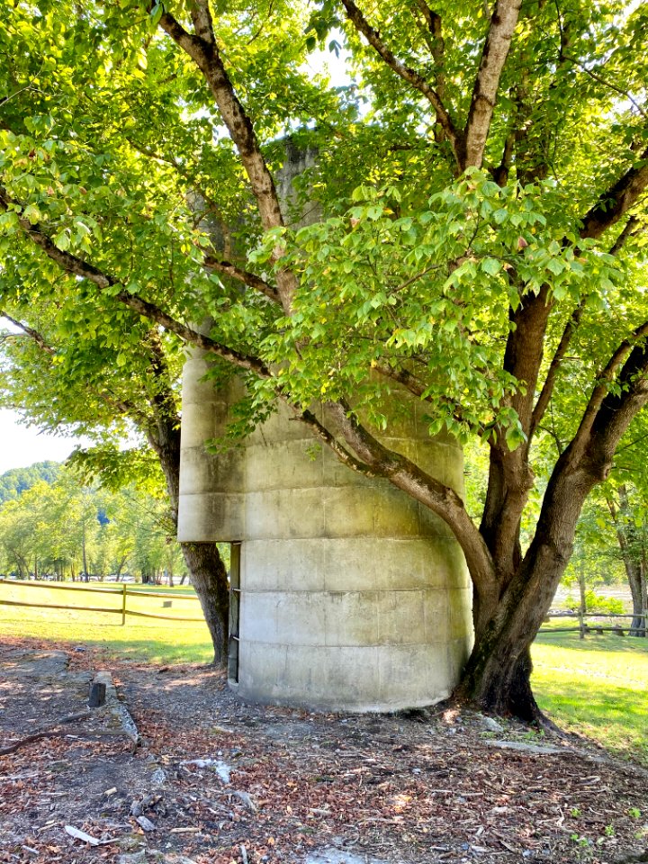 Silo, French Broad River Access Area, Barnard, NC 