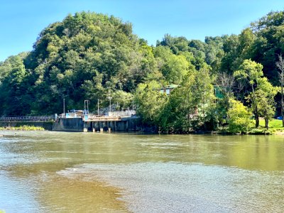 Capitola Dam, French Broad River, Marshall, NC 