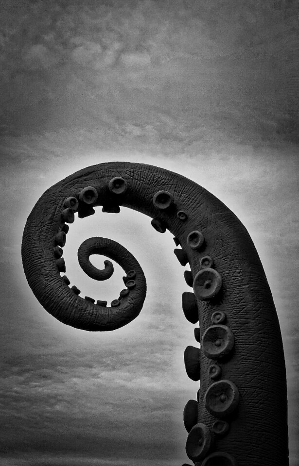 Monster symbol gray fantasy