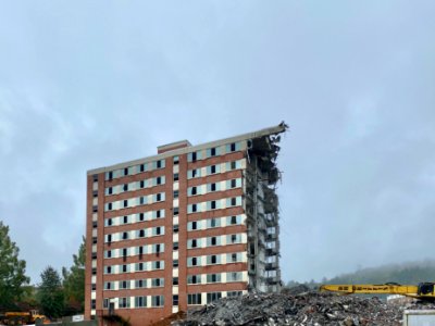 Edyth Walker Residence Hall Demolition, Western Carolina U… 