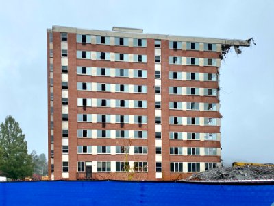 Edyth Walker Residence Hall Demolition, Western Carolina U… 