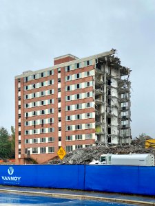 Edyth Walker Residence Hall Demolition, Western Carolina U… 