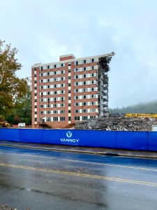 Edyth Walker Residence Hall Demolition, Western Carolina U… 