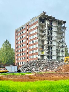 Edyth Walker Residence Hall Demolition, Western Carolina U… 