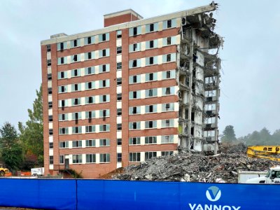 Edyth Walker Residence Hall Demolition, Western Carolina U… 