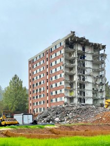 Edyth Walker Residence Hall Demolition, Western Carolina U… 