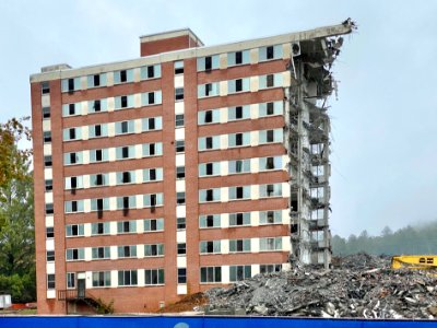 Edyth Walker Residence Hall Demolition, Western Carolina U… 