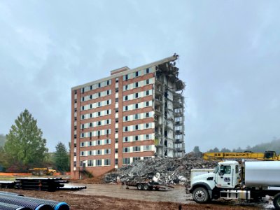 Edyth Walker Residence Hall Demolition, Western Carolina U… 