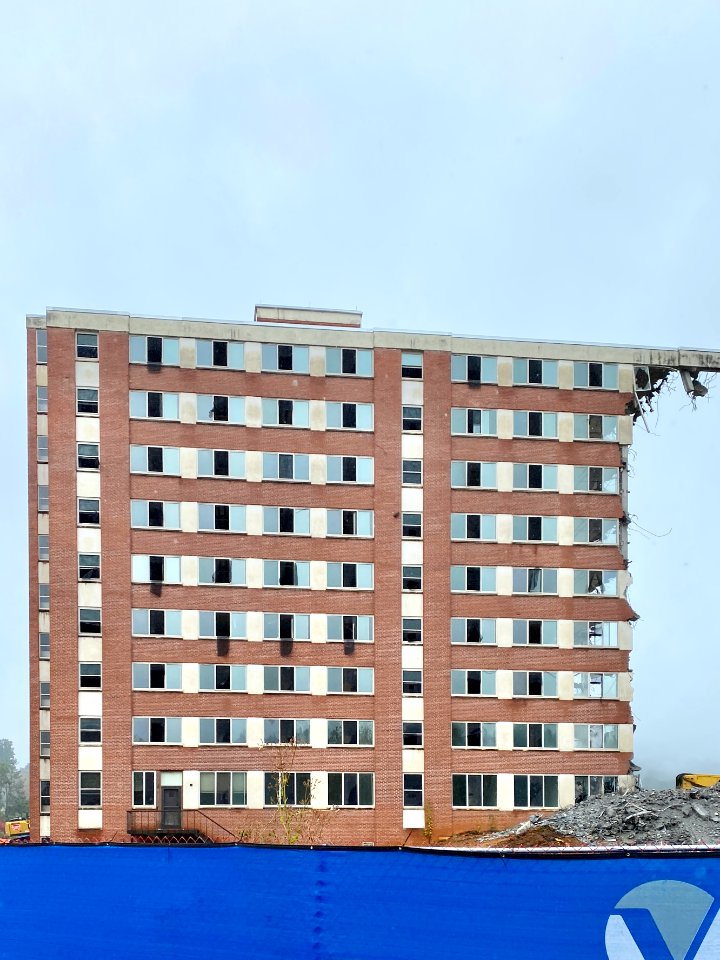 Edyth Walker Residence Hall Demolition, Western Carolina U… 