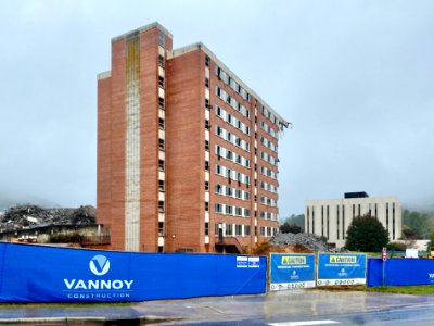 Edyth Walker Residence Hall Demolition, Western Carolina U… 