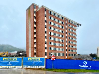 Edyth Walker Residence Hall Demolition, Western Carolina U… 