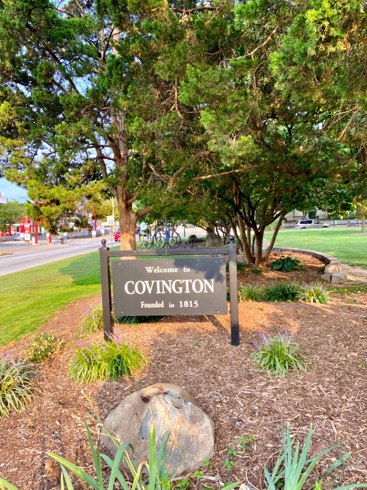 Covington Welcome Sign, Goebel Park, Mainstrasse Village, … 