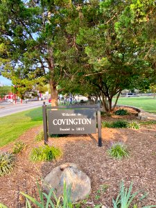 Covington Welcome Sign, Goebel Park, Mainstrasse Village, … 