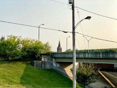 9th Street Overpass and St. John’s Catholic Church, Lewisb… 