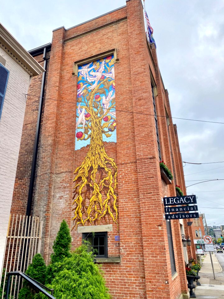 Mural, Old Covington First Presbyterian Church, 4th Street… 