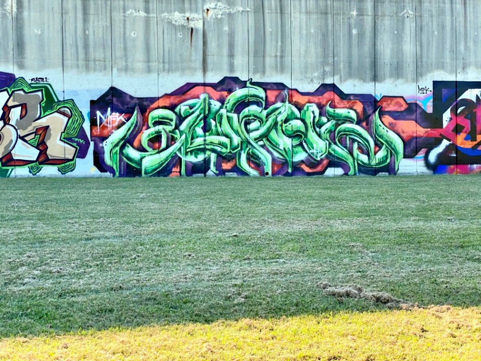 Interstate Retaining Wall Graffiti, Goebel Park, Mainstras… 