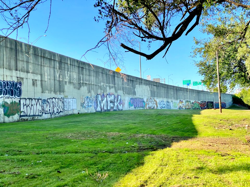 Interstate Retaining Wall, Goebel Park, Mainstrasse Villag… 