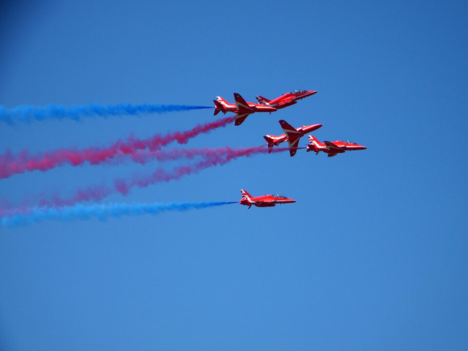 Hawks flying raf photo