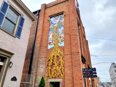Mural, Old Covington First Presbyterian Church, 4th Street… 
