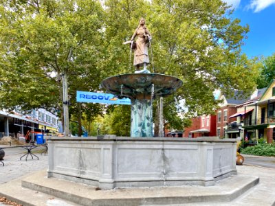 Goose Girl Fountain, George Steinford Park (6th Street), M… 