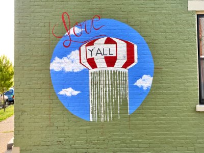 Love Y’all Mural, Perry Street, Mainstrasse Village, Covin… 
