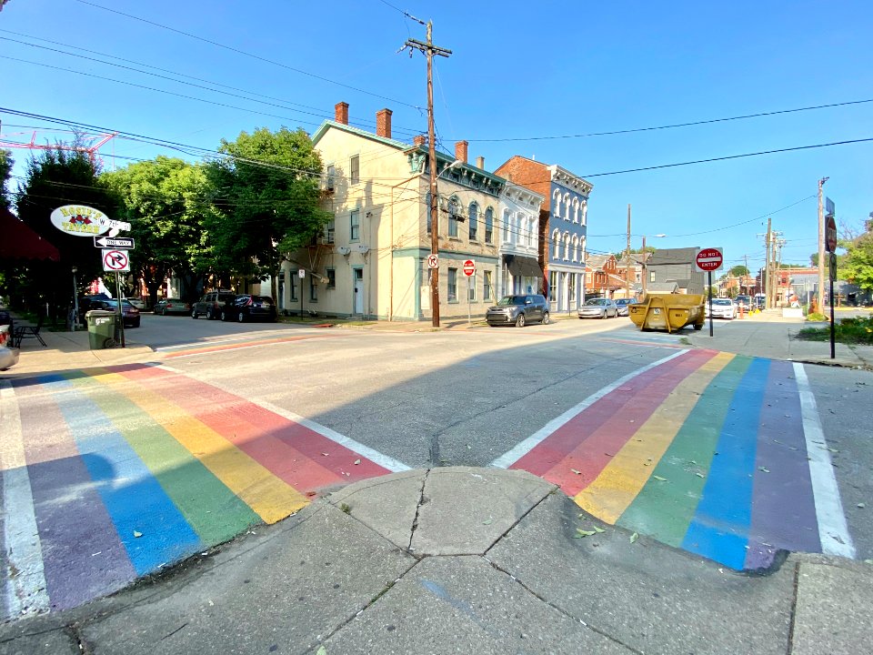 Rainbow Crosswalk, 7th Street and Bakewell Street, Mainstr… 