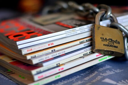 Lock chain secured