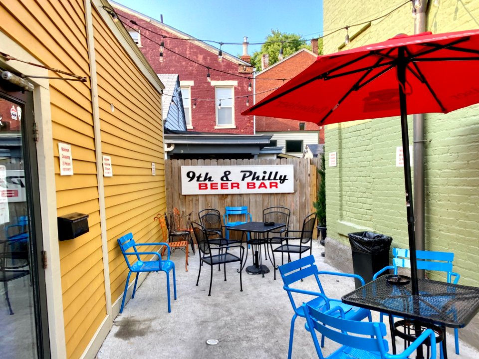 9th & Philly Beer Bar Sign, Mainstrasse Village, Covington… 