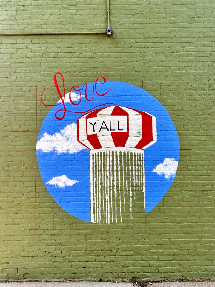 Love Y’all Mural, Perry Street, Mainstrasse Village, Covin… 