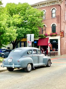 1948 Plymouth De Luxe, 7th Street, Mainstrasse Village, Co… photo