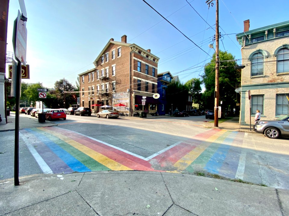 Rainbow Crosswalk, 7th Street and Bakewell Street, Mainstr… 
