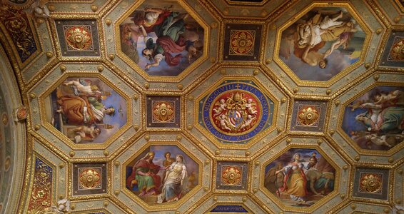 Vatican museum ceiling
